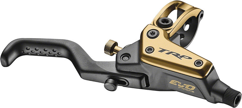 Load image into Gallery viewer, TRP EVO Pro HD-M9040 Disc Brake Lever - Right/Front Rear 1900mm Hose Post Mount 4-Piston Gold
