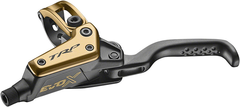 Load image into Gallery viewer, TRP EVO X HD-M9020 Disc Brake Lever - Left/Front Rear 1900mm Hose Post Mount 2-Piston Gold
