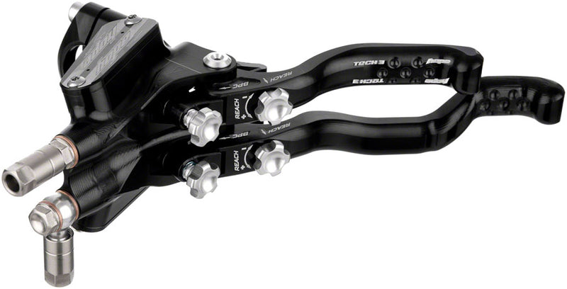 Load image into Gallery viewer, Hope Tech 3 E4 Duo Disc Brake Lever - Left Hand Front Rear Hydraulic Post Mount BLK
