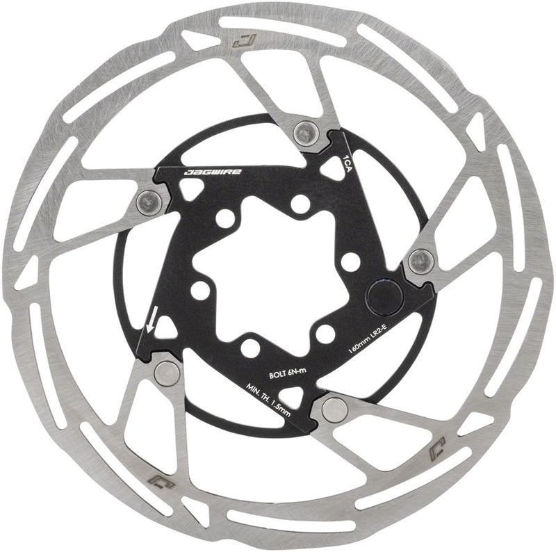 Load image into Gallery viewer, Jagwire Pro LR2-E Ebike Disc Brake Rotor Magnet - 160mm 6-Bolt Silver/BLK
