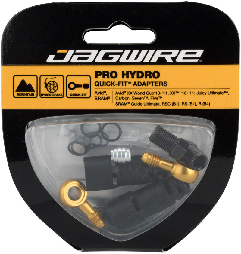 Load image into Gallery viewer, Jagwire Pro Quick-Fit Adapters Hydraulic Hose - Fits SRAM Guide R/RS/RSC/Ultimate Avid Juicy 5/7/Carbon/Ultimate
