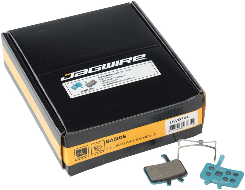 Load image into Gallery viewer, Jagwire Sport Organic Disc Brake Pads - For Avid BB7 Juicy Bulk Box of 25
