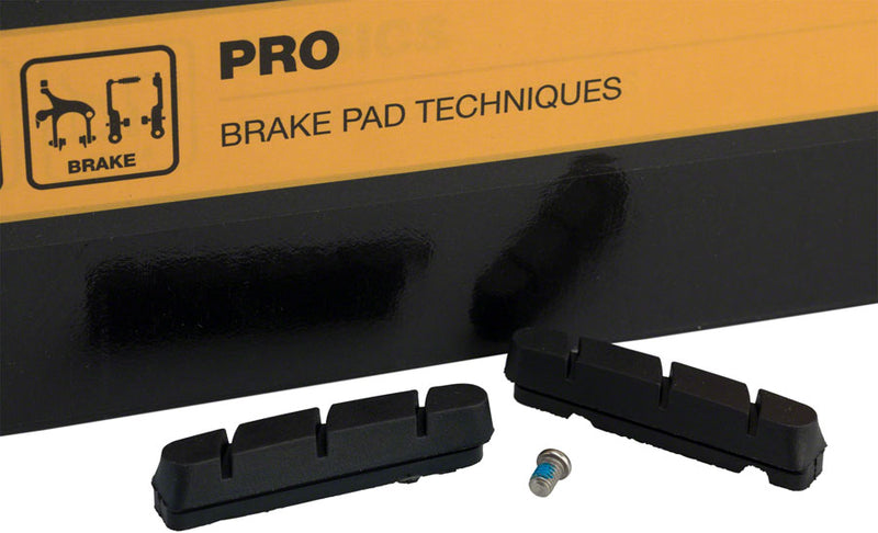 Load image into Gallery viewer, Jagwire Road Pro S Brake Pad Inserts SRAM/Shimano Box of 50 Pairs Black
