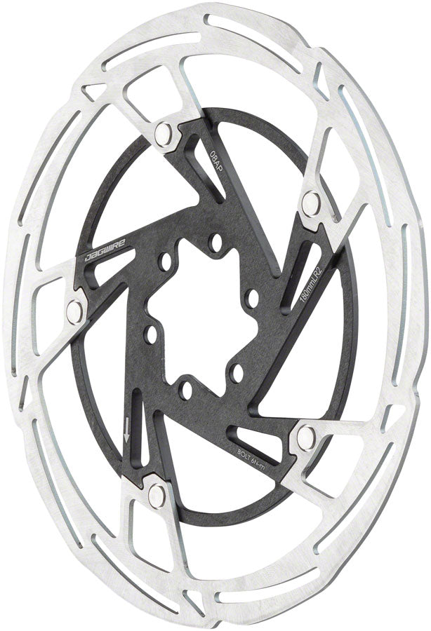 Load image into Gallery viewer, Jagwire Pro LR2 Disc Brake Rotor - 140mm 6-Bolt Silver/Black
