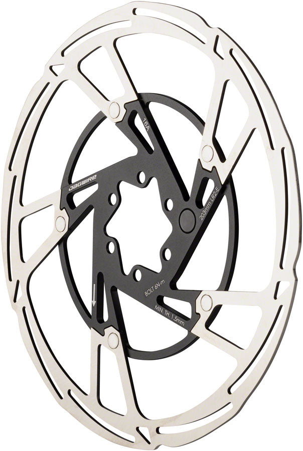 Load image into Gallery viewer, Jagwire Pro LR2-E Ebike Disc Brake Rotor Magnet - 203mm 6-Bolt Silver/BLK
