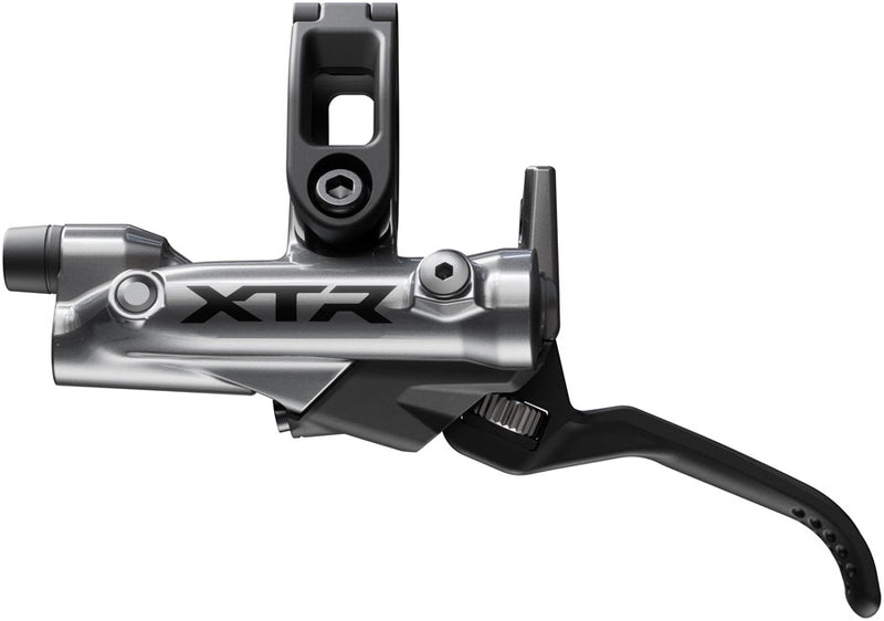 Load image into Gallery viewer, Shimano XTR M9220 Enduro Disc Brake Lever - Left/Front Post Mount 4-Piston Caliper SM-BH90-SBM Hose Finned Metal Pads Gray
