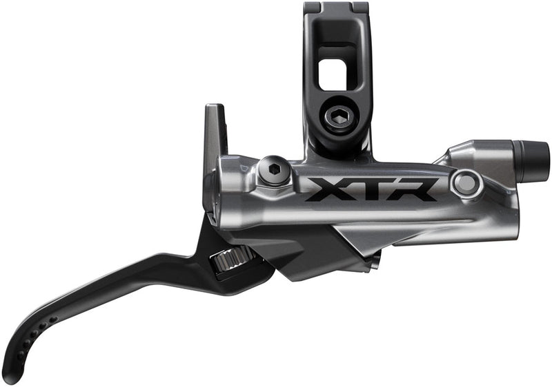 Load image into Gallery viewer, Shimano XTR M9220 Enduro Disc Brake Lever - Right/Rear Post Mount 4-Piston Caliper SM-BH90-SBM Hose Finned Metal Pads Gray
