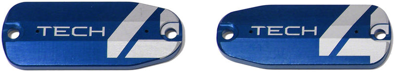 Load image into Gallery viewer, Hope Tech 4 Brake Lever Reservoir Lid - Blue Pair
