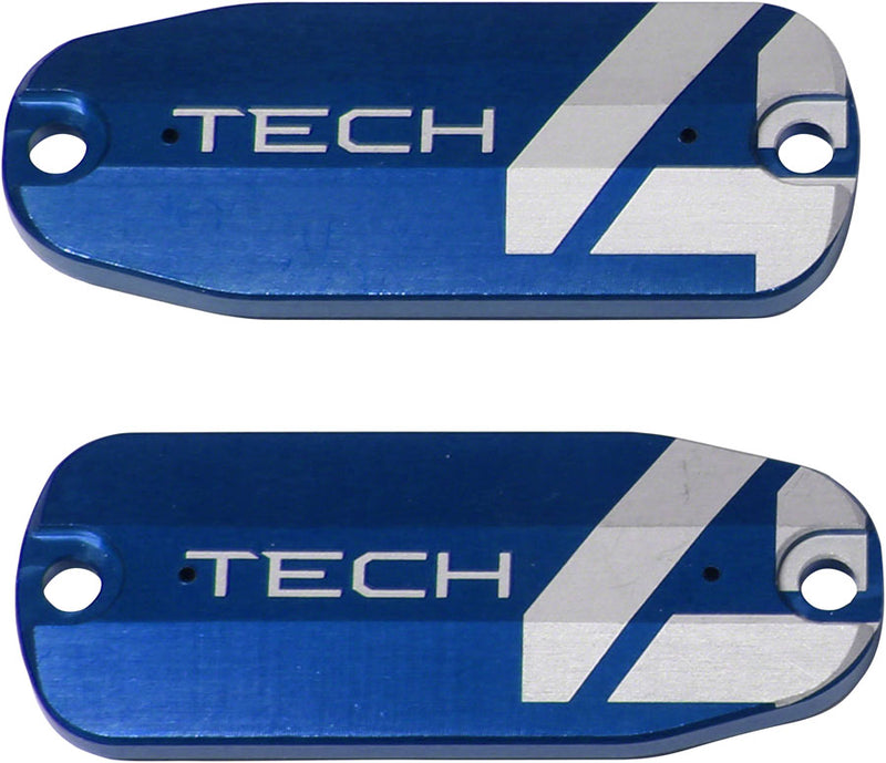 Load image into Gallery viewer, Hope Tech 4 Brake Lever Reservoir Lid - Blue Pair
