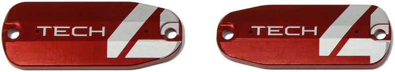 Load image into Gallery viewer, Hope Tech 4 Brake Lever Reservoir Lid - Red Pair
