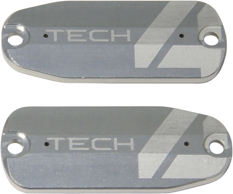 Load image into Gallery viewer, Hope Tech 4 Brake Lever Reservoir Lid - Silver Pair
