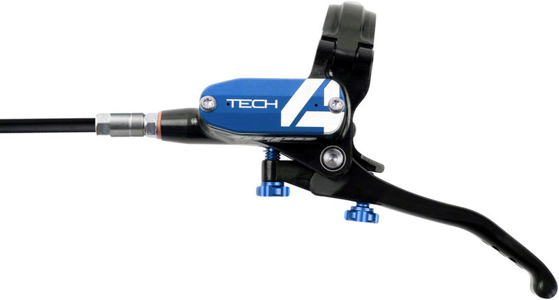 Load image into Gallery viewer, Hope Tech 4 E4 Disc Brake and Lever Set - Front Hydraulic Post Mount Blue
