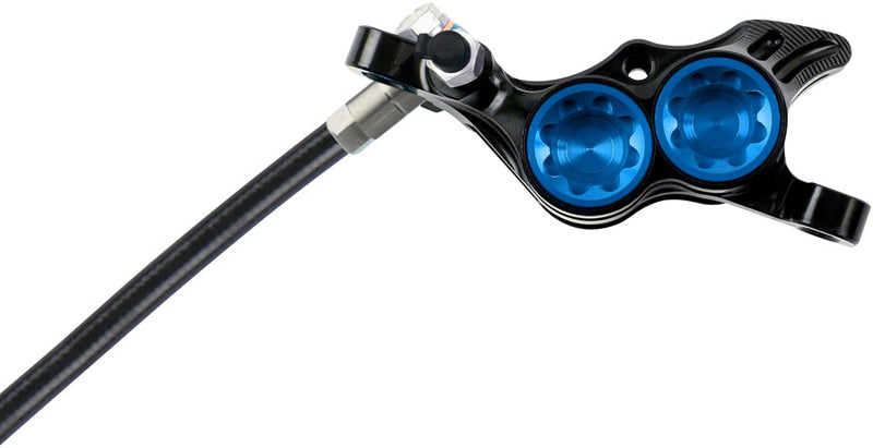 Load image into Gallery viewer, Hope Tech 4 E4 Disc Brake and Lever Set - Front Hydraulic Post Mount Blue
