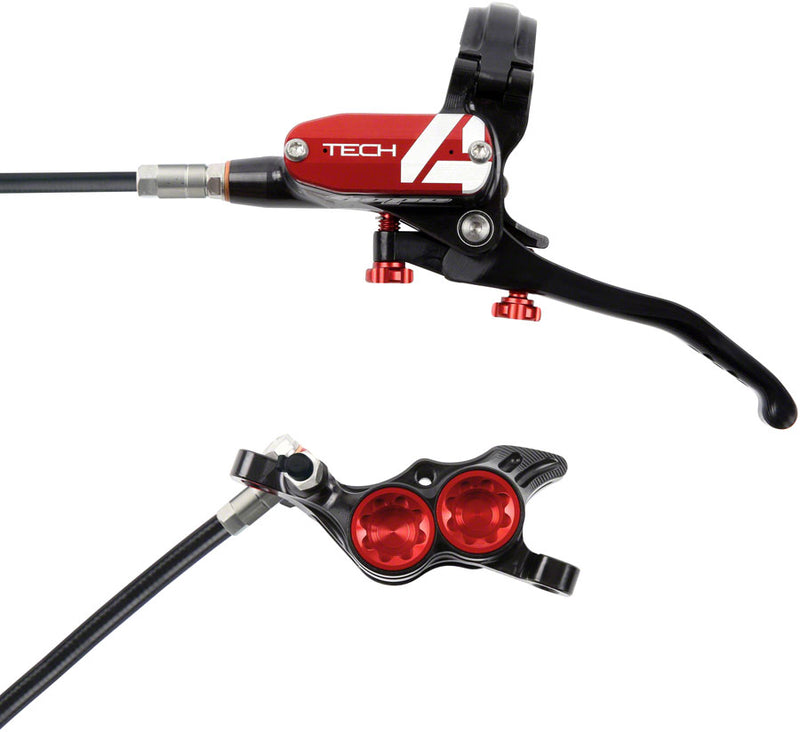 Load image into Gallery viewer, Hope Tech 4 E4 Disc Brake Left/Front 74mm Red
