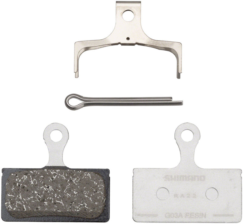 Load image into Gallery viewer, Shimano G05A-RX Disc Brake Pad Spring - Resin Compound Alloy Back Plate Box/25 pair
