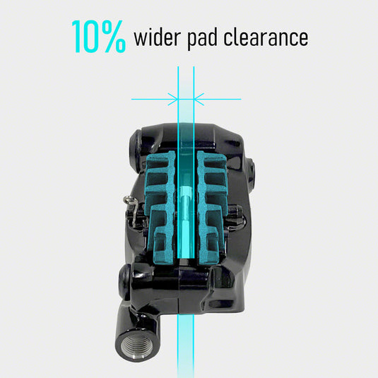 Shimano 105 BR-R7170 Road Hydraulic Disc Brake Caliper - Rear Front Front use requires adapter-Sold separately Flat Mount Resin Pad