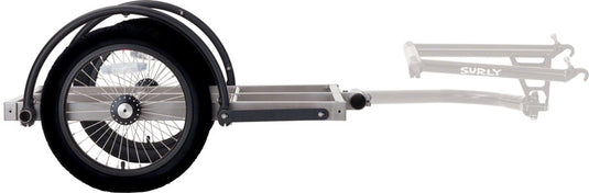 Surly Ted Trailer: Short Bed 16" Wheels Gray