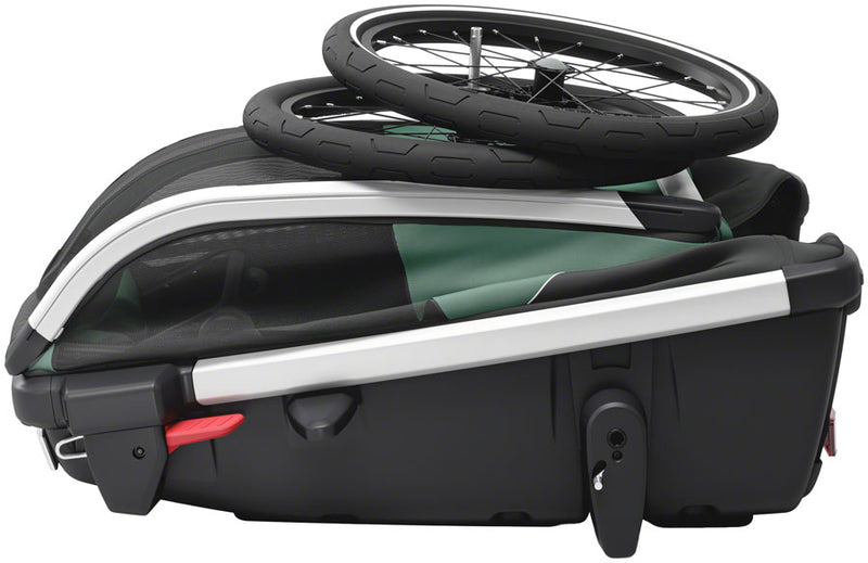 Load image into Gallery viewer, Thule Bexey Dog Bike Trailer- Hazy Green Large
