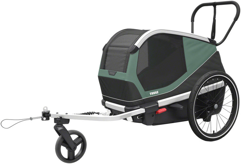 Load image into Gallery viewer, Thule Bexey Dog Bike Trailer- Hazy Green Large
