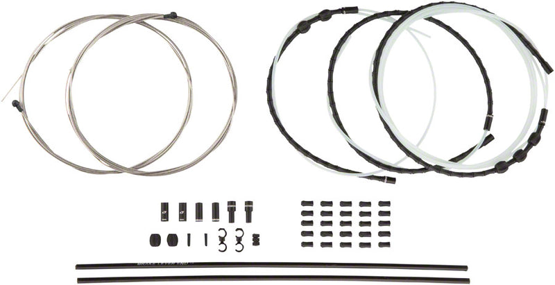 Load image into Gallery viewer, Jagwire Road Elite Link Brake Cable Kit SRAM/Shimano Ultra-Slick Uncoated Cables Gold
