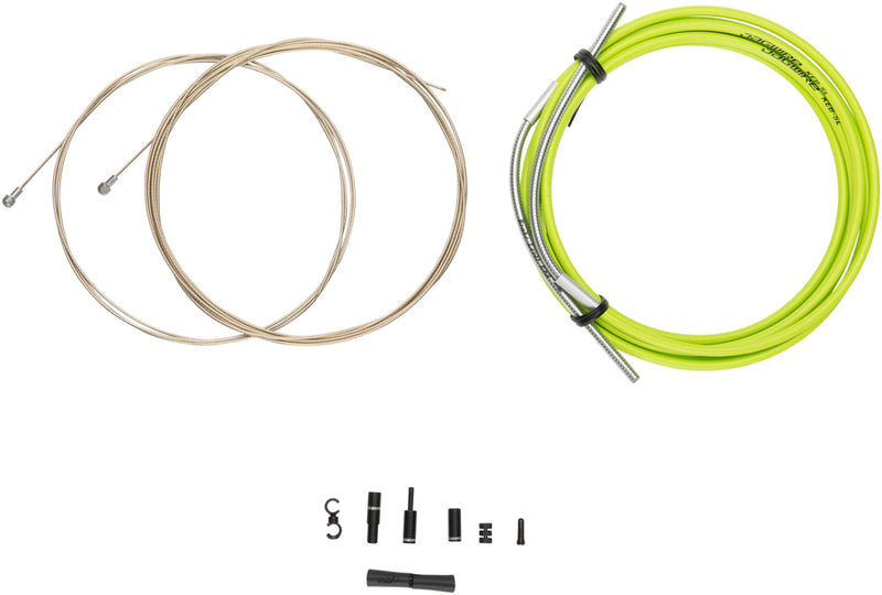 Load image into Gallery viewer, Jagwire Pro Brake Cable Kit Road SRAM/Shimano Organic Green
