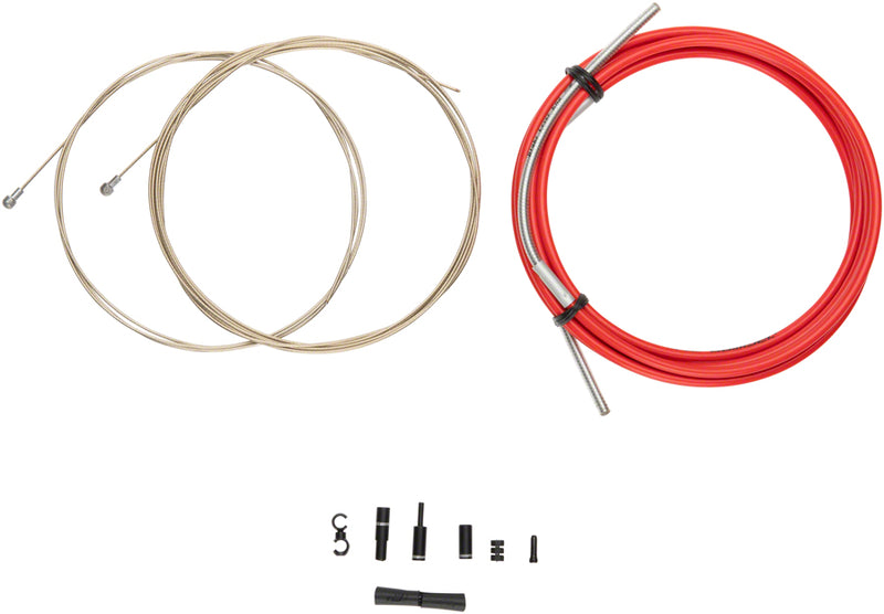 Load image into Gallery viewer, Jagwire Pro Brake Cable Kit Road SRAM/Shimano Red

