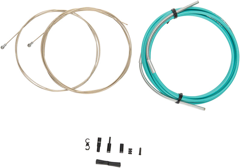 Load image into Gallery viewer, Jagwire Pro Brake Cable Kit Road SRAM/Shimano Bianchi Celeste

