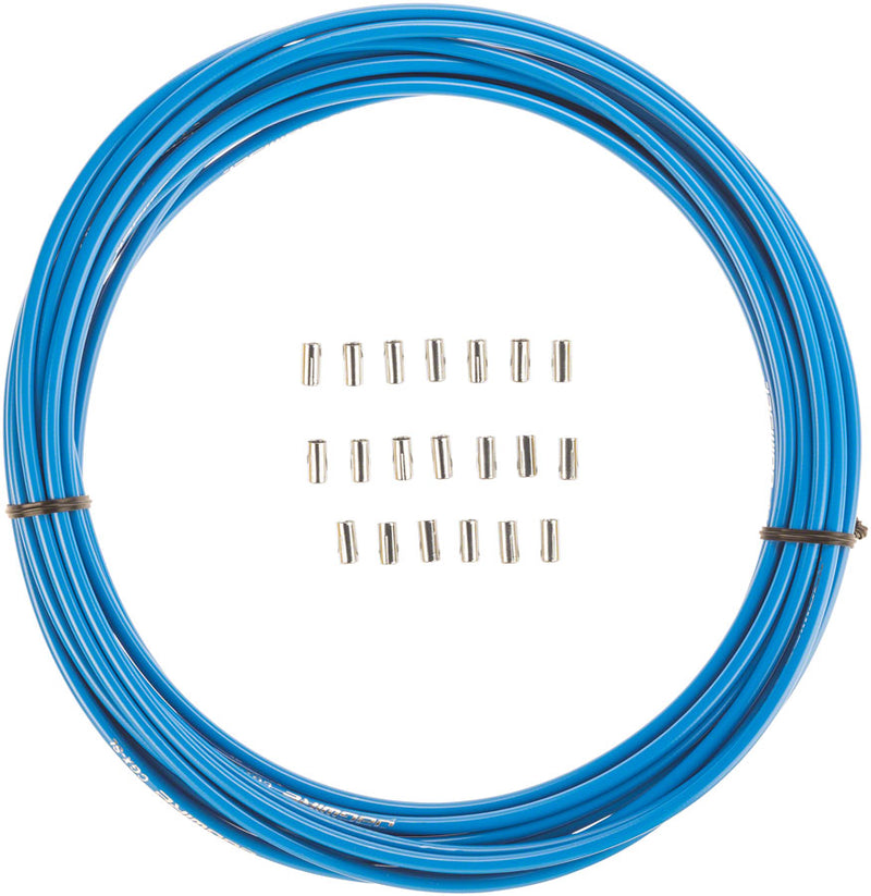Load image into Gallery viewer, Jagwire 5mm Sport Brake Housing with Slick-Lube Liner 10M Roll Blue
