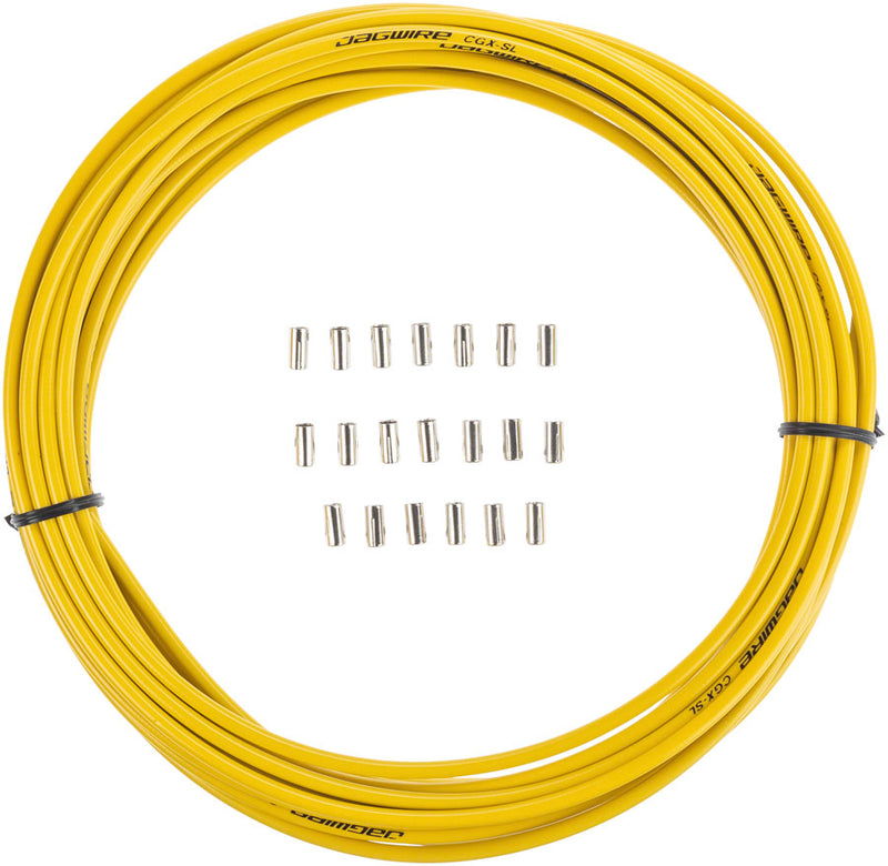 Load image into Gallery viewer, Jagwire 5mm Sport Brake Housing with Slick-Lube Liner 10M Roll Yellow

