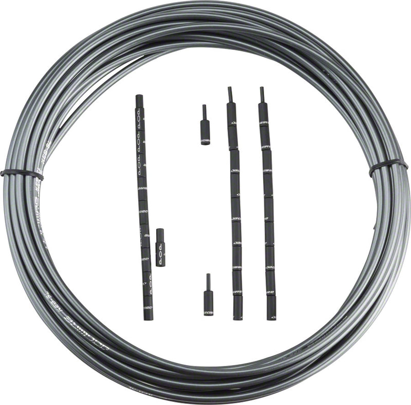 Load image into Gallery viewer, Jagwire 5mm Pro Compressionless Brake Housing Slick-Lube Liner 10M Roll Ice Gray
