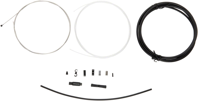 Load image into Gallery viewer, Jagwire 1x Elite Sealed Shift Cable Kit - SRAM/Shimano Polished Ultra-Slick Cables BLK
