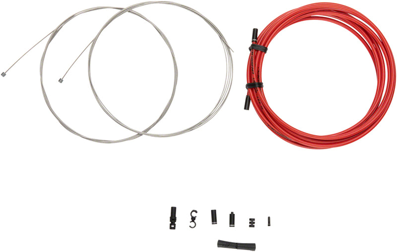 Load image into Gallery viewer, Jagwire Sport XL Shift Cable Kit SRAM/Shimano Red
