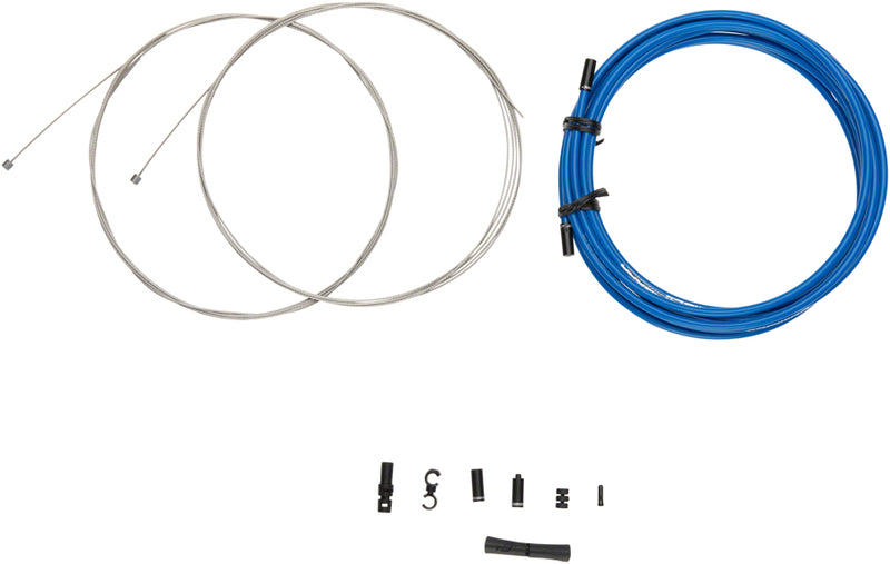 Load image into Gallery viewer, Jagwire Sport XL Shift Cable Kit SRAM/Shimano Blue
