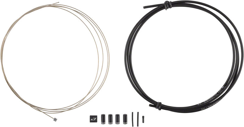 Load image into Gallery viewer, Jagwire Pro Dropper Cable Kit with 3mm Housing and Polished Cables Black
