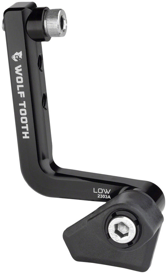 Load image into Gallery viewer, Wolf Tooth LoneWolf Aero Chainguide - 32t-50t Braze-On Low-Sweep For 1x Drivetrains Only BLK
