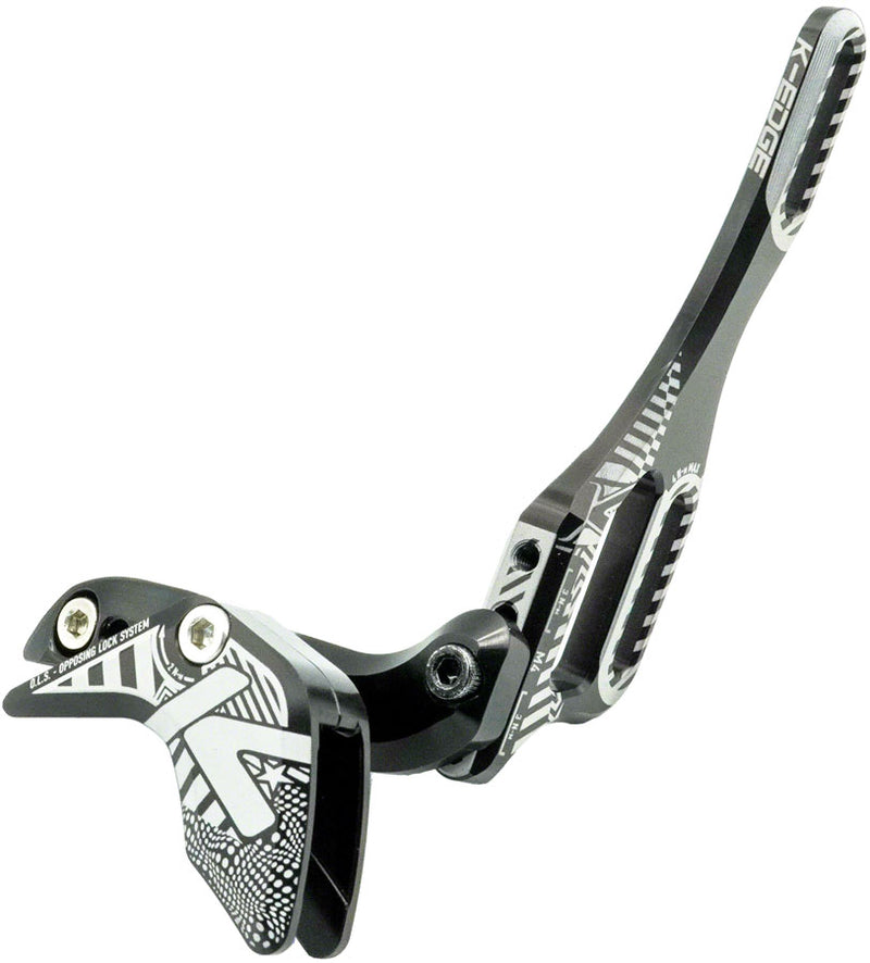 Load image into Gallery viewer, K-EDGE 1x Race W Chain Guide - For Single Chainring Water Bottle Attachment Point BLK/White
