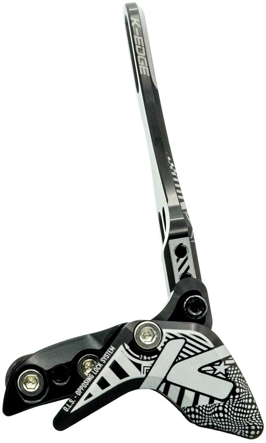 Load image into Gallery viewer, K-EDGE 1x Race W Chain Guide - For Single Chainring Water Bottle Attachment Point BLK/White
