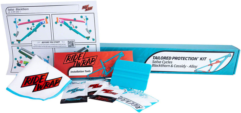 Load image into Gallery viewer, RideWrap Tailored Salsa - Blackthorn/Cassidy Alloy Large Gloss
