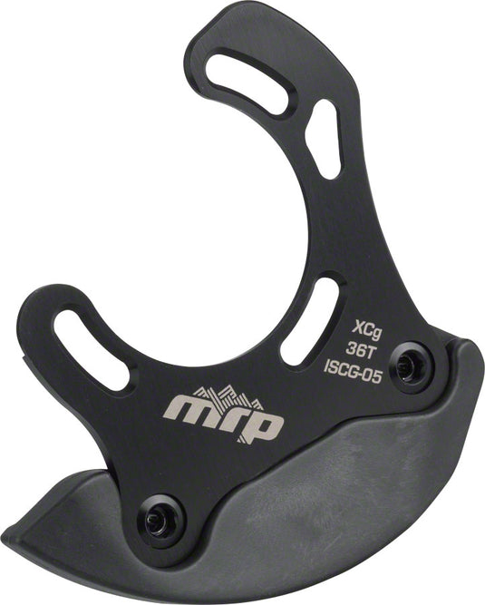 MRP XCg SL 2-Bolt Bash Guard- 36t ISCG-05 Aluminum Backplate Black