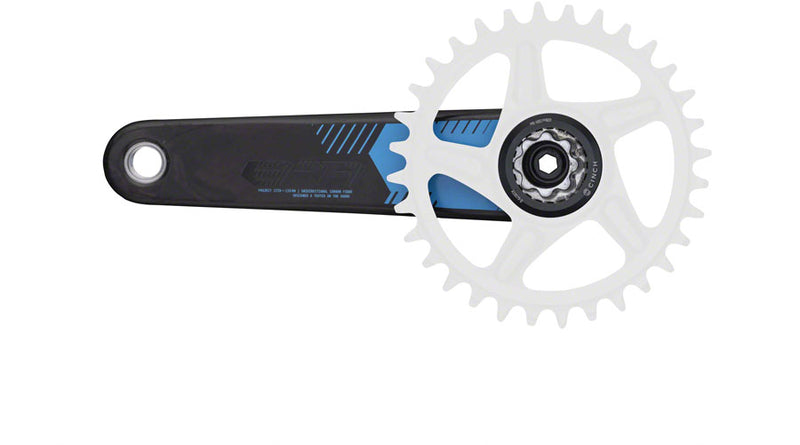 Load image into Gallery viewer, RaceFace ERA Crankset - 165mm Direct Mount 136mm Spindle CINCH Interface Carbon Blue

