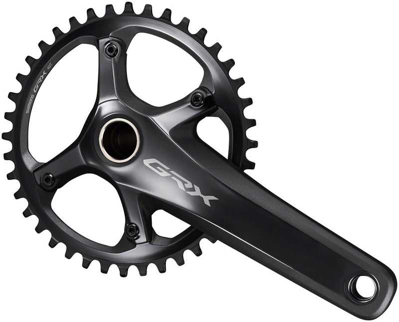 Load image into Gallery viewer, Shimano GRX FC-RX810-1 Crankset - 170mm 11-Speed 42t 110 BCD Hollowtech II Spindle Interface BLK
