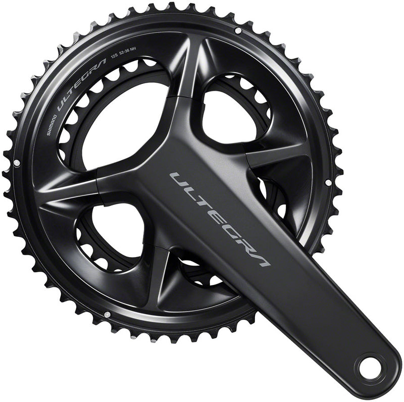 Load image into Gallery viewer, Shimano Ultegra FC-R8100 Crankset - 165mm 12-Speed 52/36t Hollowtech II Spindle Interface BLK
