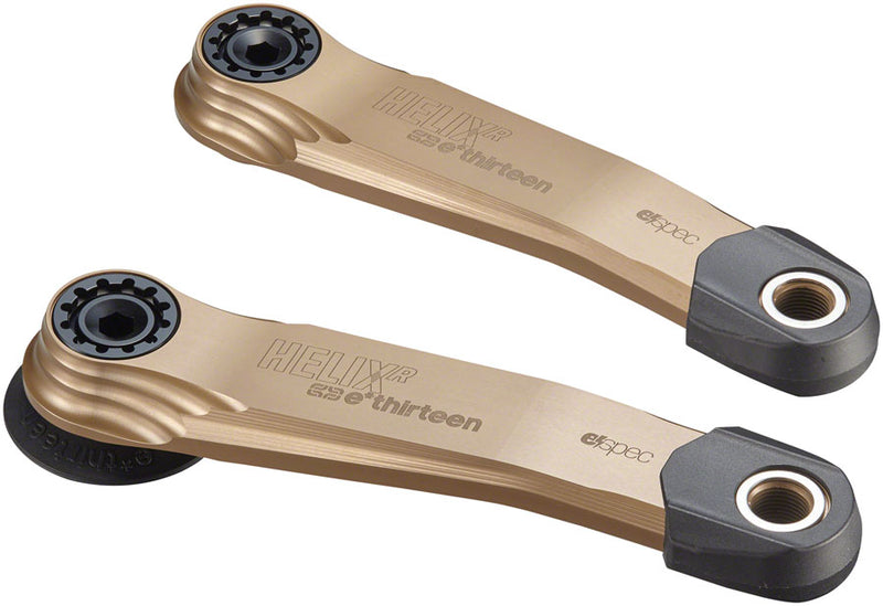 Load image into Gallery viewer, e*thirteen Helix Race Alloy e*spec Crank Arm Set - BOSCH Gen4-Brose S Mag-TQ HPR50 26.5mm Offset 160mm Self Extractor BLK
