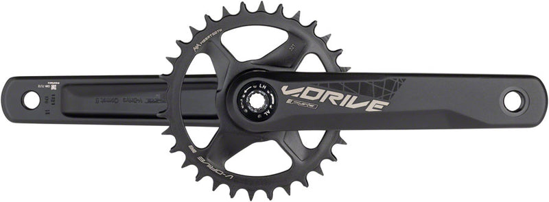 Load image into Gallery viewer, Full Speed Ahead V-Drive Modular 1x Crankset - 175mm 11/12-Speed 32t Direct Mount MegaExo Spindle Interface BLK
