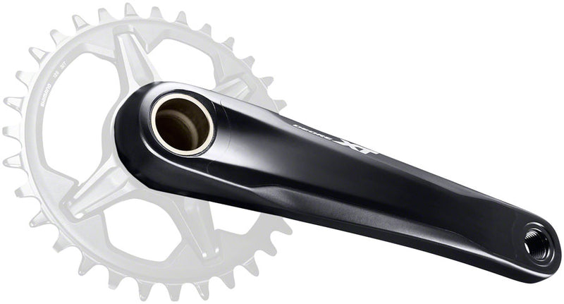 Load image into Gallery viewer, Shimano DEORE XT FC-M8130-1 Crankset - 165mm 12-Speed Direct Mount Hollowtech II Spindle Interface BLK
