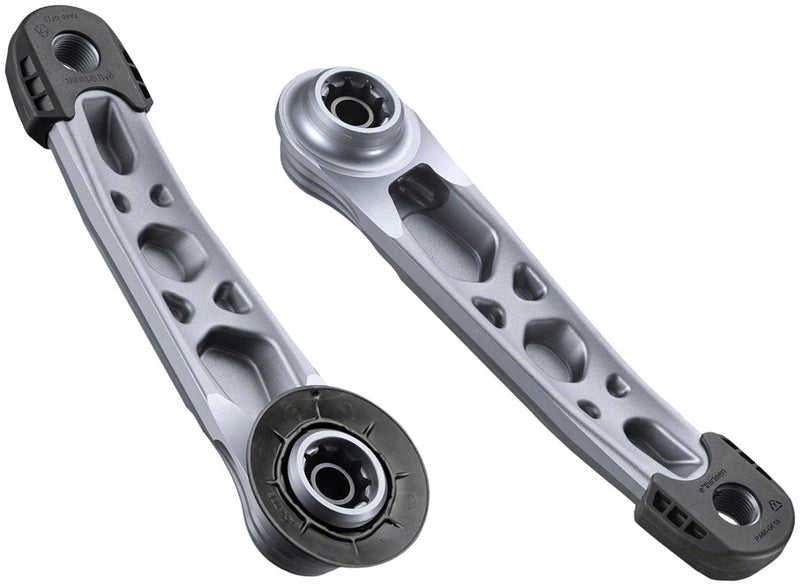 Load image into Gallery viewer, e*thirteen Helix Race Alloy e*spec Crank Arm Set - BOSCH Gen4-Brose S Mag-TQ HPR50 26.5mm Offset 155mm Self Extractor Silver
