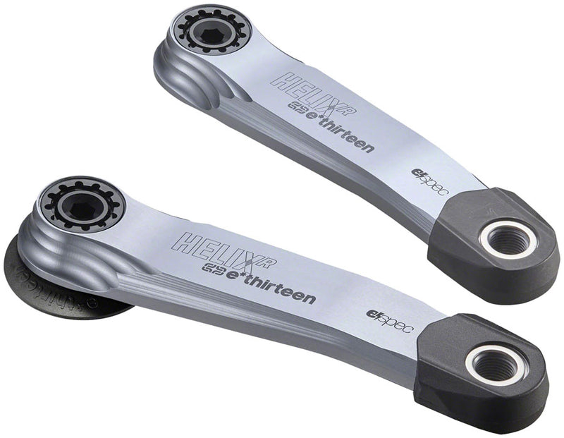 Load image into Gallery viewer, e*thirteen Helix Race Alloy e*spec Crank Arm Set - BOSCH SX-Brose S Mag-TQ HPR50 21.5mm Offset 165mm Self Extractor Silver
