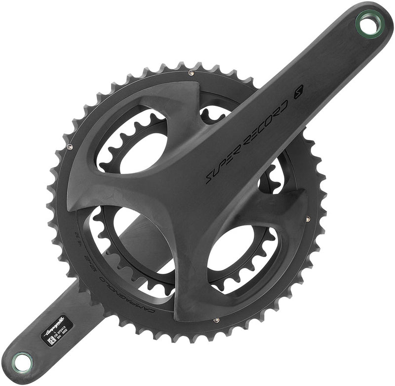 Load image into Gallery viewer, Campagnolo Super Record S Wireless Crankset - 165mm 12-Speed 45/29t Campy 121/88 Asym BCD Ultra Torque Spindle Carbon
