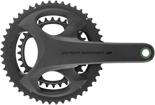 Campagnolo Super Record S Wireless Crankset - 165mm 12-Speed 52/36t Campy 121/88 Asym BCD Ultra Torque Spindle Carbon