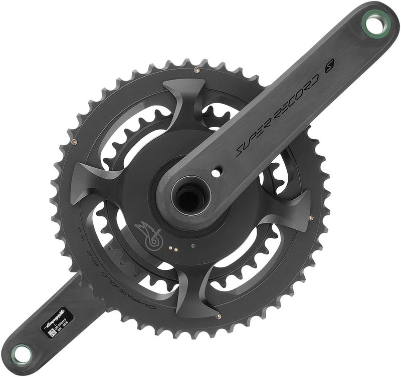 Load image into Gallery viewer, Campagnolo Super Record S Wireless Power Meter Crankset - 170mm 12-Speed 50/34t Campy 121/88 Asym BCD Ultra Torque Spindle Carbon
